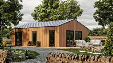 Maisons en bois isolées